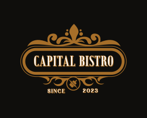 Fancy Restaurant Bistro logo design