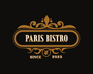 Fancy Restaurant Bistro logo design