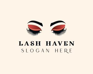 Eyebrow Lashes Salon logo design