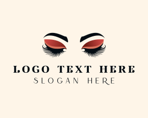 Beauty Vlogger - Eyebrow Lashes Salon logo design