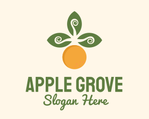 Orange Plant Orchard logo design