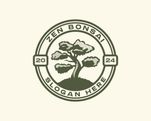 Bonsai - Garden Tree Arborist logo design