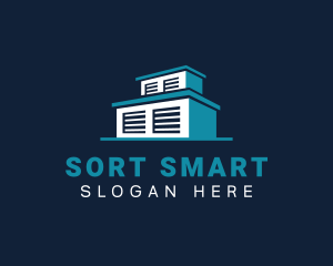 Sorting - Storage Warehouse Depot logo design