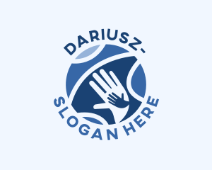 Globe Hands Volunteer Logo