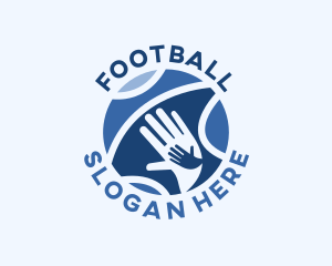 Caregiver - Globe Hands Volunteer logo design