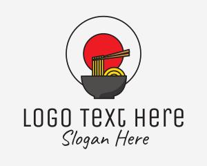 Japanese Ramen Restaurant Logo