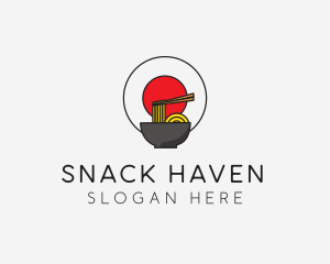 Japanese Ramen Restaurant logo design