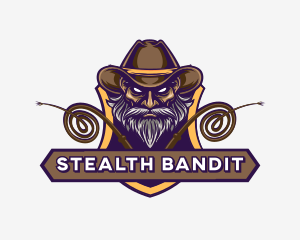 Bandit - Cowboy Bandit Gaming logo design