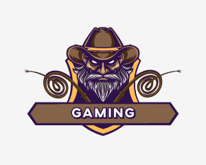 Shield - Cowboy Bandit Gaming logo design