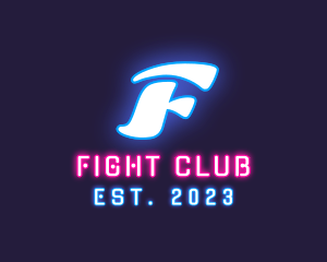 Neon Light Club Bistro logo design