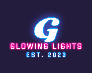 Neon Light Club Bistro logo design