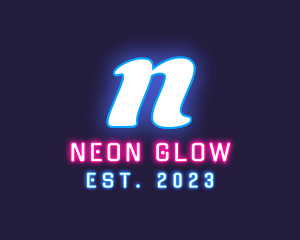 Neon Light Club Bistro logo design