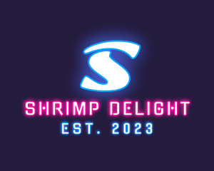 Dj - Neon Light Club Bistro logo design