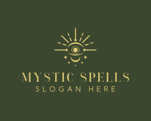 Witchcraft - Mystical Magic Eye logo design