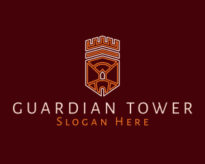 Gaming Castle Turret logo design