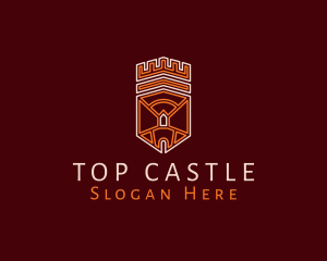 Gaming Castle Turret logo design