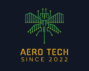 Tech Circuit Bug logo design