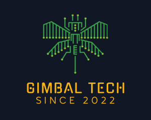 Tech Circuit Bug logo design