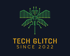 Tech Circuit Bug logo design