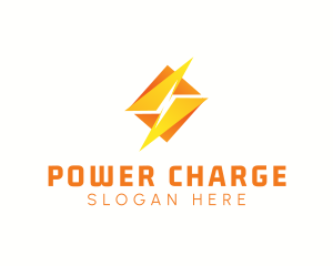 Electric Power Bolt  logo design