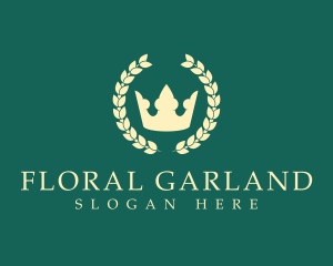 Garland - Royal Crown Garland logo design