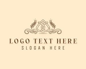 Bake - Pretzel Patisserie Baking logo design