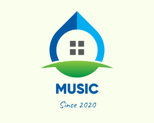Eco Window Drop logo design