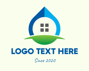 Water Drop - Eco Window Drop logo design