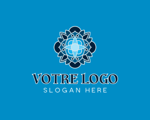 Yoga Center - Flower Yoga Center logo design