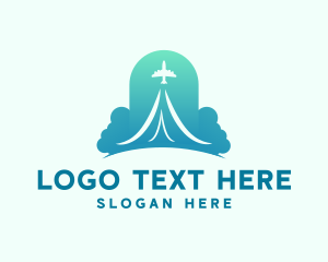 Airplane - Airplane Travel Aviation logo design