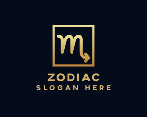 Scorpio Zodiac Sign logo design