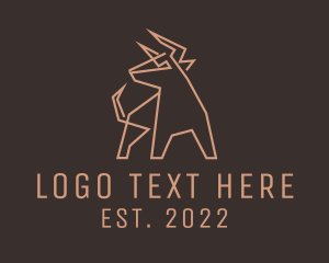 Ox - Bull Butcher Farm logo design