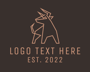 Texan - Bull Butcher Farm logo design