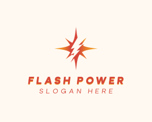 Electrical Power Lightning logo design