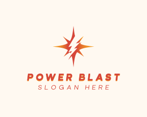 Electrical Power Lightning logo design