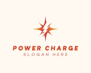 Electrical Power Lightning logo design