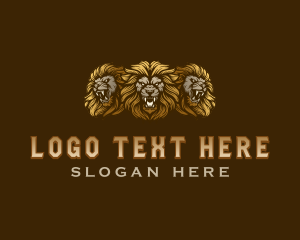 High End - Gaming Lion Cerberus logo design