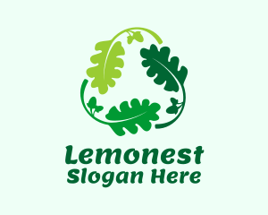 Nature Recycling Leaf Logo