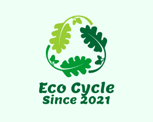 Recycling - Nature Recycling Leaf logo design