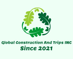 Nature Conservation - Nature Recycling Leaf logo design