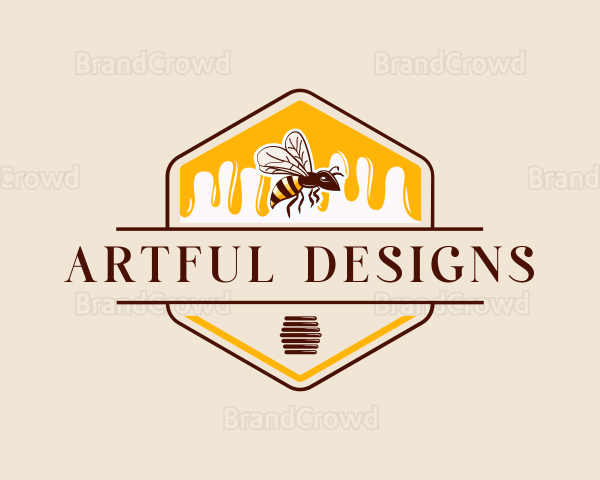 Honey Bee Drip Logo