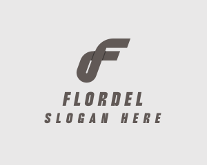 Modern Media Letter F logo design