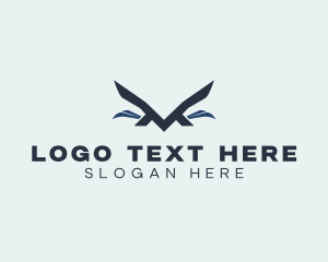 Shipping - Creative Studio Letter M logo design
