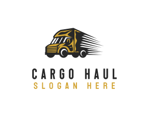 Logistic Delivery Truck logo design