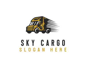 Logistic Delivery Truck logo design