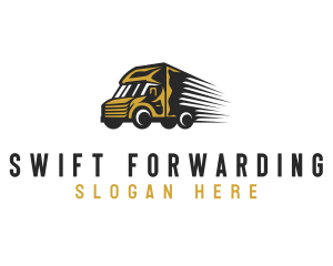 Logistic Delivery Truck logo design