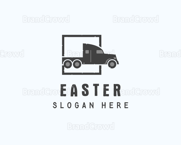 Freight Truck Logistic Logo