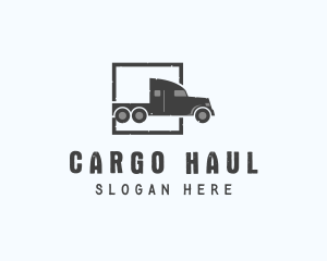 Freight Truck Logistic logo design