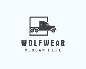 Shipping - Freight Truck Logistic logo design