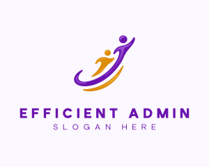 Administrator - Team Leader Guiding logo design